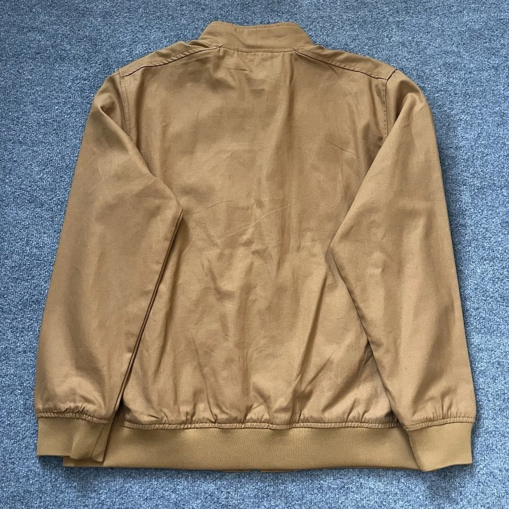 Timberland Heritage Workwear Bomber Jacket Mens XL Wheat Tan Canvas Full Zip